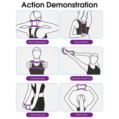 Foam Handle Resistance Bands – Home Yoga & Fitness Training