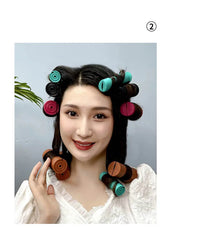 10pcs Hair Cold Roller Heatless Curling Curlers Hair Heatless Curling Rods Magic Hair Curlers Without Heat Wave Curly Perm Rods
