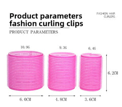 19-35pcs/Set Hair Roller Sets 18pcs Plastic Self Grip Heatless Hair Curlers 3 Sizes Hair Rollers Clips DIY Hairdressing Tools