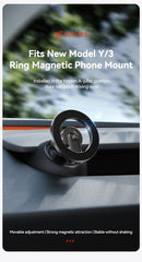YZ For Tesla Model 3 Y/YL Highland Juniper Magnetic Car Phone Holder 360 Degree Rotation Metal Car Mount for All  Phones