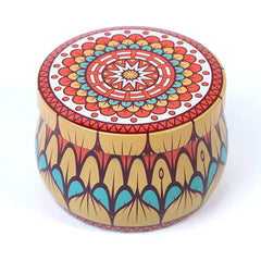 Classic Scented Candles With Candles Jar Vintage Tinplate Box Dried Flowers Fragrance Candle Box Home Decoration Wedding Gift