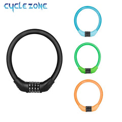 Bicycle Lock Anti-theft 4 Digit Password MTB Road Bike Safety Lock Portable Bicycle Number Lock Accessory Combination Padlock