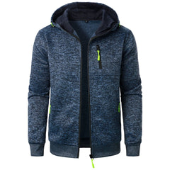Men's Sports Fitness Casual Sweatshirt Cardigan Hooded Jackets Cardigan Hooded Sweatshirts Baseball Jacket