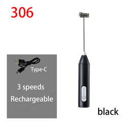 Electric Milk Frother & Egg Beater – USB-C 3-Speed Handheld Whisk