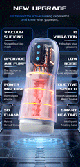 Male Masturbator Automatic Sucking Vibration Blowjob Machine Heating Pussy Penis Pump Masturbation Cup Sex Toys for Men Supplies