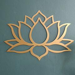Iwa Motif Radiant Mandala Metal Wall Sculpture | Lotus Bloom Zen Decor | Halloween & Christmas Gift