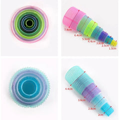 Hair Rollers Self Grip Hook Hair Curlers Heatless Roller Salon Dressing Curlers Jumbo Size Sticky Hair Styling Tools