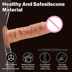 Realistic Silicone Dildo with Suction Cup G-Spot Anal Dildos Strapon Dick Butt Plug Masturbat Adult Sex Toys for Man Women