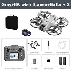 Lenovo V666 Mini Drone 4K Professional Aerial 8k Dual Camera Intelligent obstacle avoidance  Brushless Quadcopter Kid RC Toys