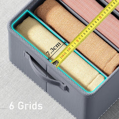 Foldable Trouser Storage Organiser, 6, 7 or 9 Compartments – additional product image