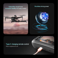 V168 MAX GPS Drone Professional 8K Camera Aerial FPV Brushless Avoiding Obstacle with Large Screen Remote Control Folding Drones