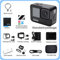 GoPro HERO9 Black Camera 4K 5.2K video 20MP Go Pro 9 Sports camera