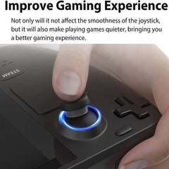 8pcs Silicone Joystick Caps for PS5/PS4/Steam Deck/ROG Ally - Elastic Protective Ring , Anti-Slip Grip & Dustproof Design