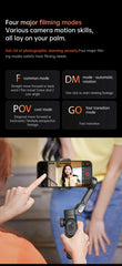 AOCHUAN Smart XE Gimbal Stabilizer 3-Axis Foldable Handheld Stand For iPhone Android With Focus Wheel For Vlog Live Streaming