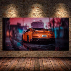 Modern Car Canvas Wall Art Poster – Living Room & Bedroom Decor