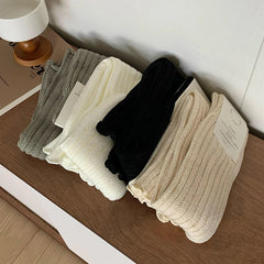 57cm Japanese Lolita Knitted Leg Warmers – Winter Ankle Socks