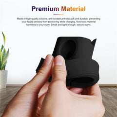 New Upgraded 2-in-1 Silicone Stand for Apple Watch iphone for Airpods Charging Base for iwatch Night Dock for IPhone14 15Pro Max
