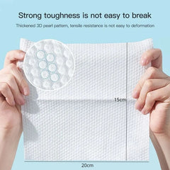 Disposable Soft Cotton Face Towels – 50/100PCS Pack