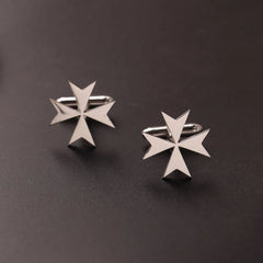 1Pair  Stainless Steel Cufflinks Men  Cuff ButtonLion Eagle Cross Sikh Symbol  For Wedding Shirt Badge Pin Business Shirt Cuffli