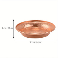 Household Tibetan Water Tray Decor Urlis for Decoration Indian Copper Holy Offering Bowl