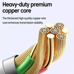 100W USB to Type C Cable Fast Charging  90° Elbow Data Cord USB C Super Charging Game Line for SamsungS23 S22 Huawei POCO Realme