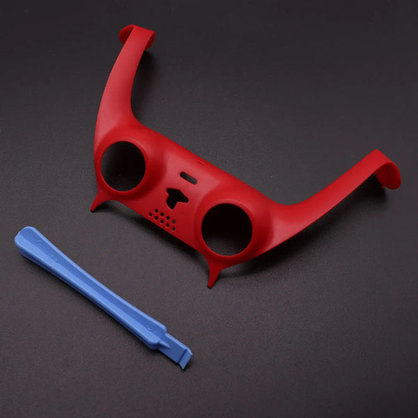 For PS5 V1 V2 V3 Gamepad Handle Shell Cover Camouflage/Clear Matte Controller Joystick Handle Decoration Strip With Pry Bar
