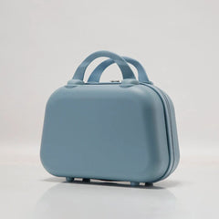 New Hot Sale 14 Inch Solid Color Luggage Small Carry On Suitcase Portable Travel Box Storage Bag Lightweight Boarding Case