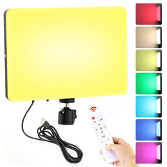 10inch RGB LED Photo Studio Light Remote Control For Game Live Video Lighting Camera PortaVideo Recording Photography Panel Lamp