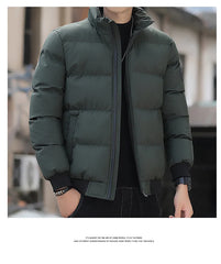 Men’s Lightweight Down Jacket – Warm Winter Windbreaker Coat