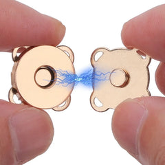 1/10Sets Magnetic Snap Button Metal Invisible Sew on Button Lock Clasps Fasteners for Purse Bags Clothes Craft DIY Accessories