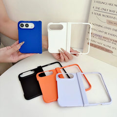 Solid Color Skin-Feel Matte Hinge Central Axis Protect Fold Phone Case For iPhone 18 Fold Ultra 18Ultra Shockproof Hard PC Cover