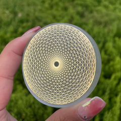 6cm Natural Selenite Disk,Quartz Crystal Disk,Recharge Crystal ,Life network, Collection,Crystal Gift,Home Decor