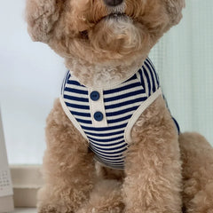 New Pet Dog Striped Sweatshirt Dog Clothes for Small Dogs Puppy Summer Clothes Soft Cat Dog Vest Bichon Chihuahua Dog Costumes Pet Shop Pet Clothing