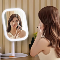 Modern LED Vanity Mirror with 3 Color Lights – Touch Makeup Mirror Home Decor