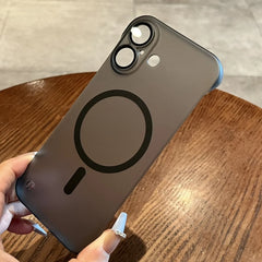 For iPhone 16 17 Pro Max Frameless Case Heat Radiation Slim Matte for Magsafe Case for iPhone 11 12 13 14 15 Pro Max Plus