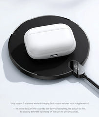 Baseus 15W Wireless Chargers For iPhone 16 15 14 Samsung LED Display Desktop Wireless Charging Pad For Airpods Fast Charger