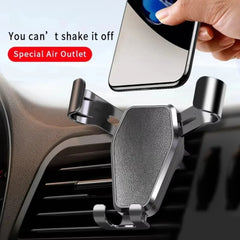 Universal Gravity Car Phone Holder Air Vent Clip Mount Auto Cell Phone Stand GPS Mobile Phone Support For iPhone Samsung Android