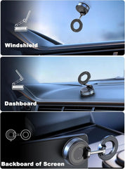 Strong Magnetic Car Phone Holder Foldable 360° Adjustable Vacuum Suction Mount Universal for Car, Desk, Bathroom