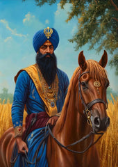 Khalsa Sikh Bold Warrior Retro Religion Poster Print Wall Art Pictures Canvas Painting Living Room Bedroom Home Decor Gift