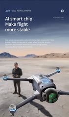 Lenovo A26 Pro Drone 5G WiFi Drone 4K Dual HD Camera Large Screen Remote Controller Brushless Motor Professional Quadcopter Toy