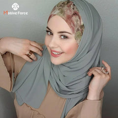 Islam jersey hijab luxury abaya modal femme musulman foulard epingle hijabs for woman musulmane pour chiffon scarf bonnet turban