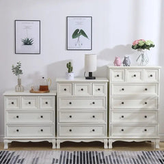 Solid Wood Chest of Drawers Storage Cabinet