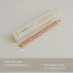 Embossed Long Candles for Candlesticks Taper Scented Wedding Candles Ceremony Home Decorations Item