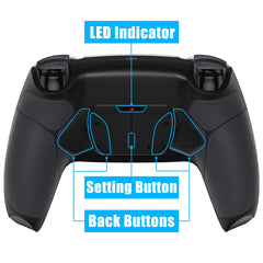 eXtremeRate Programable RISE4 V3 Remap Kit for ps5 Controller BDM-030/040/050, Upgrade Board & Redesigned Back Shell & Buttons
