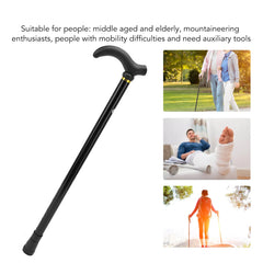 Adjustable Folding Walking Cane – Collapsible Senior Stick