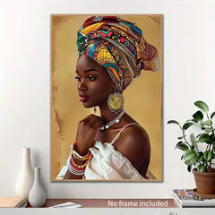 Modern Minimalist African Canvas Wall Art Home Decor