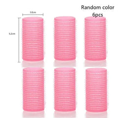 Hair Rollers Self Grip Hook Hair Curlers Heatless Roller Salon Dressing Curlers Jumbo Size Sticky Hair Styling Tools