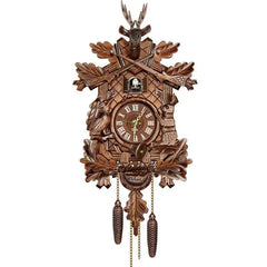Big Fashion Wooden Cuckoo Clock Handmade Wall Cuckoo Alarm Clock Traditional Wooden Clock Living Room Home Wall Clocks For Decor