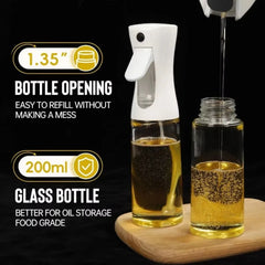 Oil Spray for Cooking - Olive Oil Dispenser Bottle Sprayer Mist-Reusable Food Grade Oil Vinegar,Spray Bottle Kitchen Accessories Cooking Essentials, Kitchen Tools