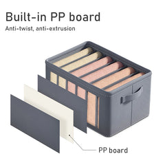 Foldable Trouser Storage Organiser, 6, 7 or 9 Compartments – additional product image